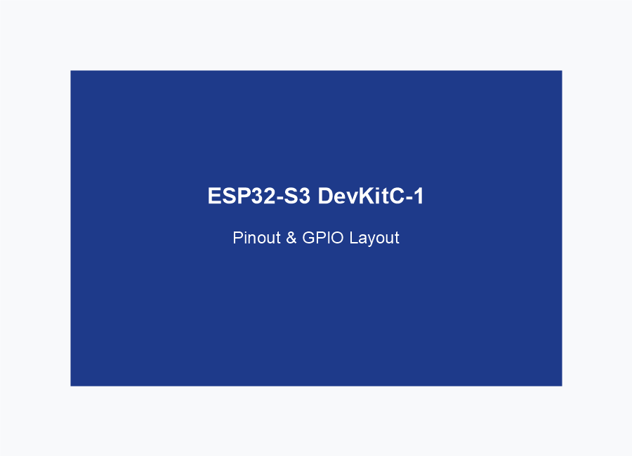 ESP32-S3 Pinout Diagram