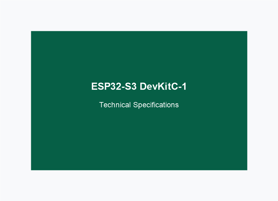 ESP32-S3 Technical Specs