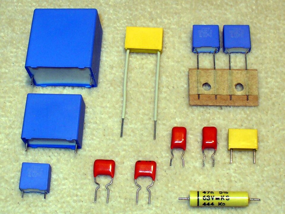 Polyester Film Capacitor Kit (10 values, 100 pcs)