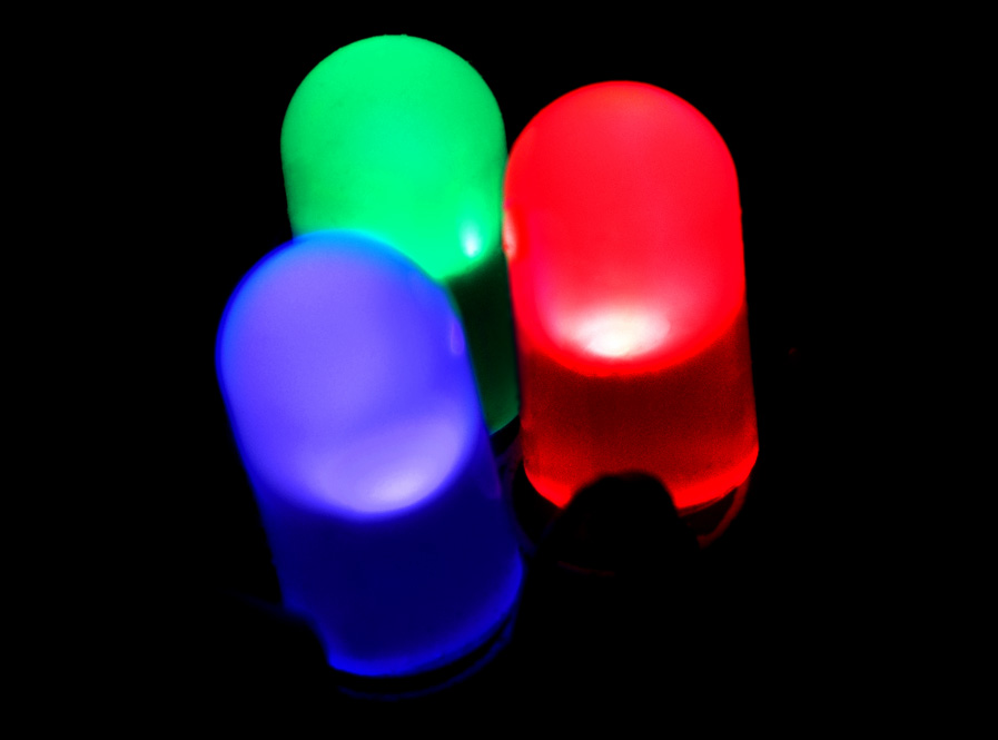 LED Diode Assortment Kit (5mm, 5 colors × 20 = 100 pcs)