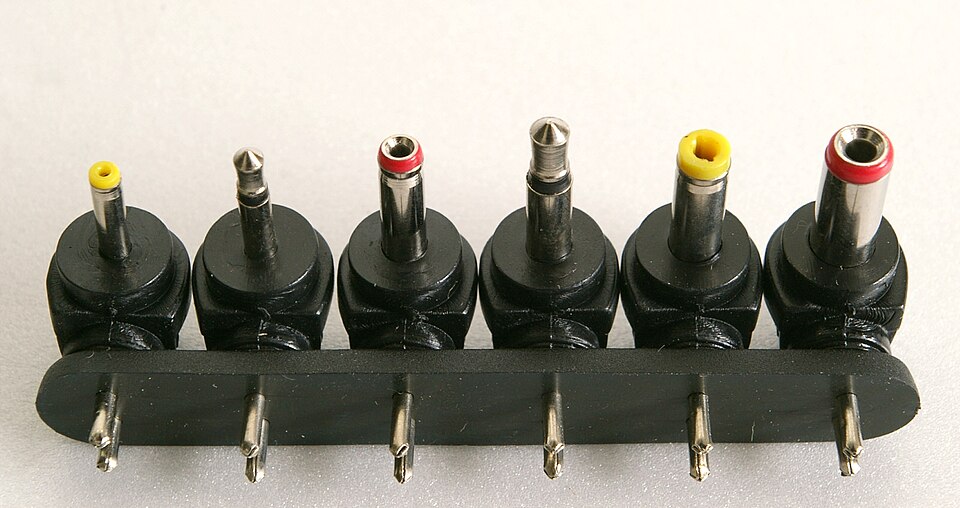 Male DC Power Jack 5.5mm × 2.1mm PCB Mount (10 pcs)